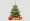 A christmas tree with a star on it isolated PNG BG