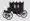 classic carriage black color transparent  background 