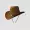 cowboy hat isolated on transparent