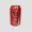 A can of coca cola is being splashed with water PNG