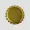 Golden color bottle cap PNG