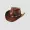 Cowboy hat on isolated png background