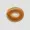 A bagel is a ring-shaped bread product made from yeasted dough that is first boiled and then baked