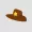 Classic Brown Cowboy Hat with a Western PNG