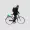  Cyclist riding a bicycle PNG