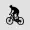 Man cycling outdoors with his bike and helmet PNG