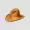 Cowboy hat and mustache on transparent PNG