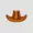 Stylized Cowboy Hat PNG BG