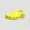 Close Up yellow rubber Crocs isolated