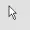 Black and white arrow hand and magnifier non mouse cursor 