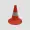 Traffic cone red and white Isolated on PNG