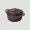 Pans and pots realistic set with frying pan saucepan bowl