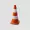 Road construction cone standing and lying PNG