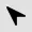 Black white arrow hand and magnifier non pixel mouse cursor 