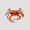 crab brown coloring on transparent background PNG