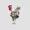 Rooster isolated on transparent BG