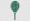 isolated Green tennis racket bat