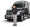 heavy-duty vehicle Semi-truck isolated on background