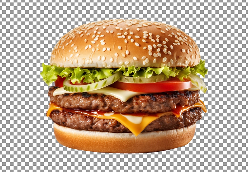 Free Download Premium PNG | PNG Cheese Burger Free Download