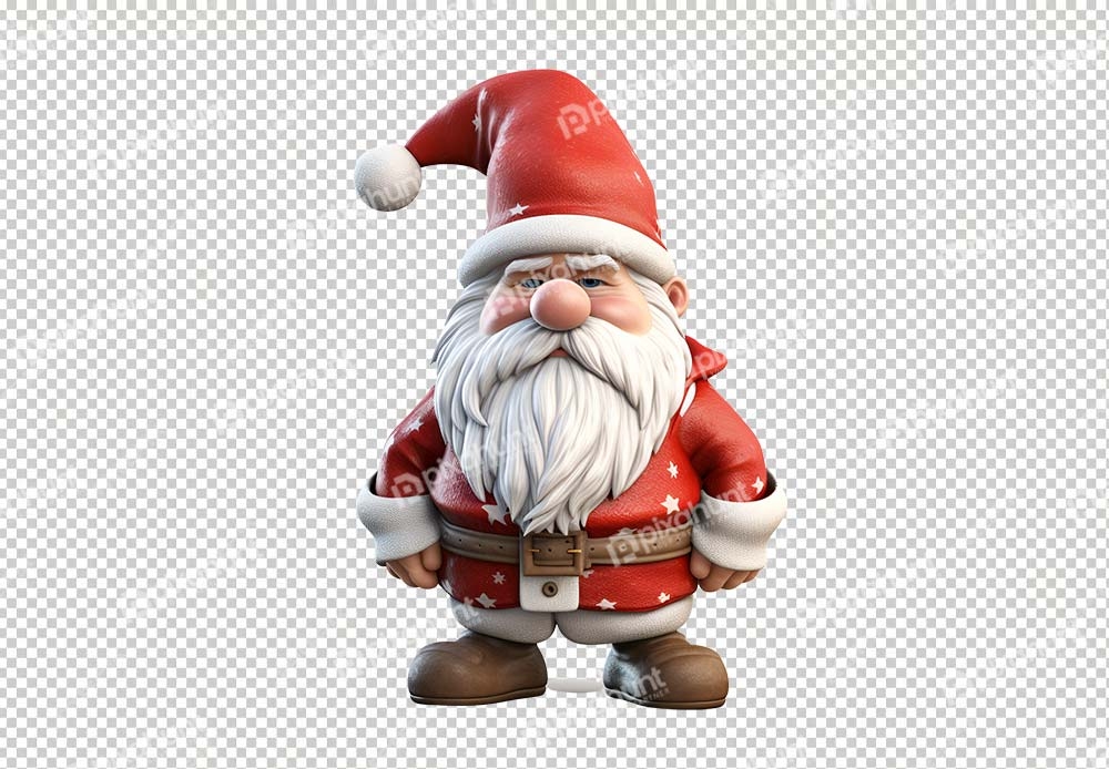 Free Download Premium PNG | Santa claus Not so happy | Merry Christmas 