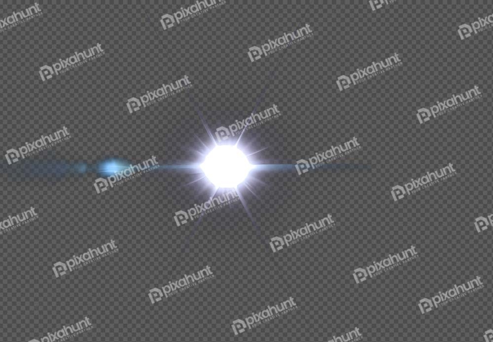 Free Download Premium PNG | Isolated lens flare light effect