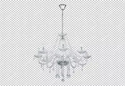 Various types of chandeliers PNG