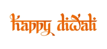Happy Diwali Text Or Typography Design In Hindi