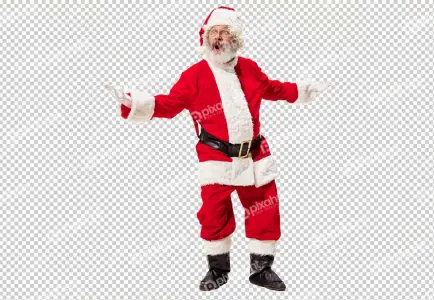 Santa claus surprise People | Holly jolly xmas festive santa claus