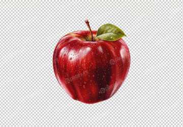 Red Apple Png With Transparent Background